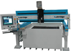 Jet Edge 5 x5 5 x 5 Water Jet  is Ideal for Small Machine Shops